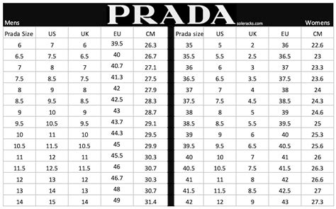 size chart prada shoes|Prada shoes to american size.